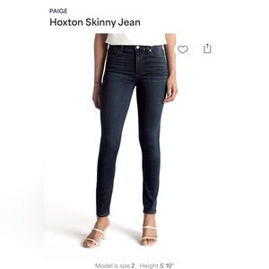 Paige High Rise Skinny Jeans